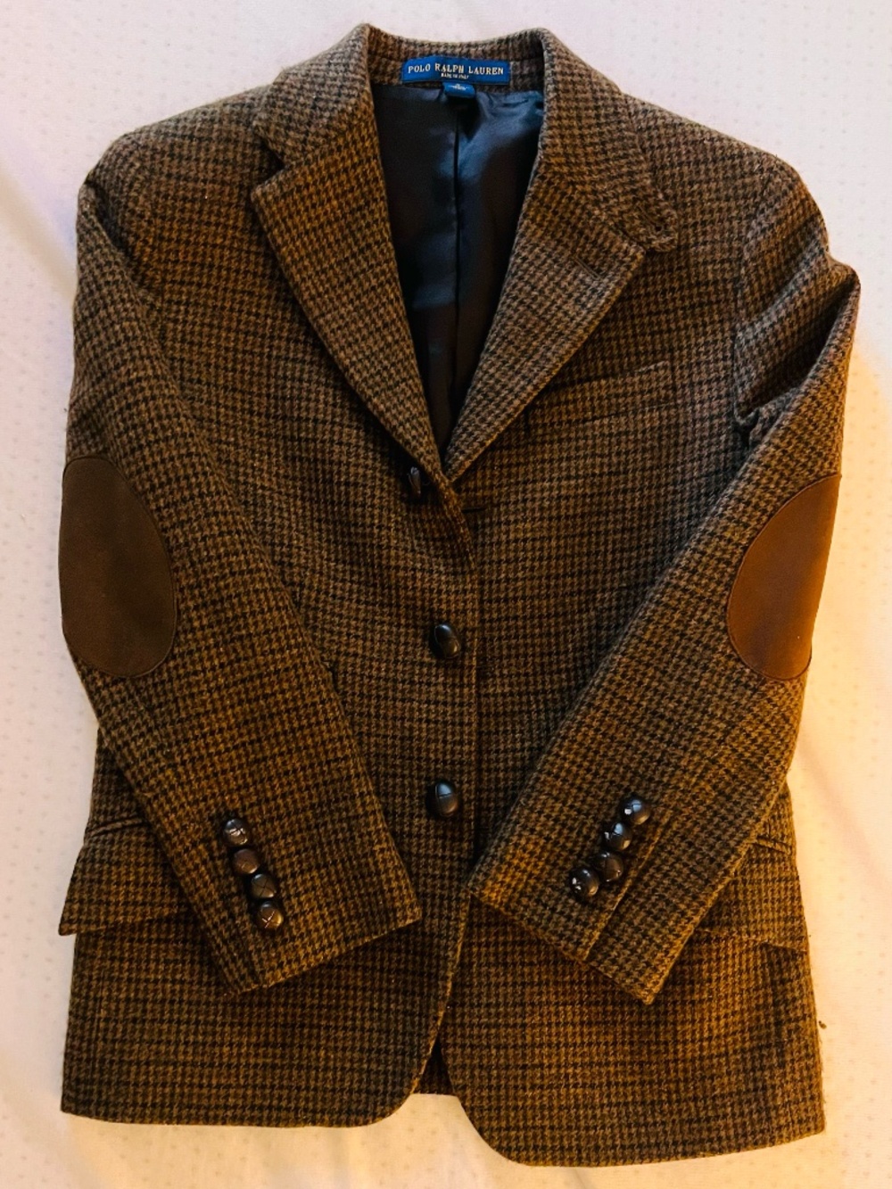 Polo Ralph Lauren Brown Houndstooth Blazer